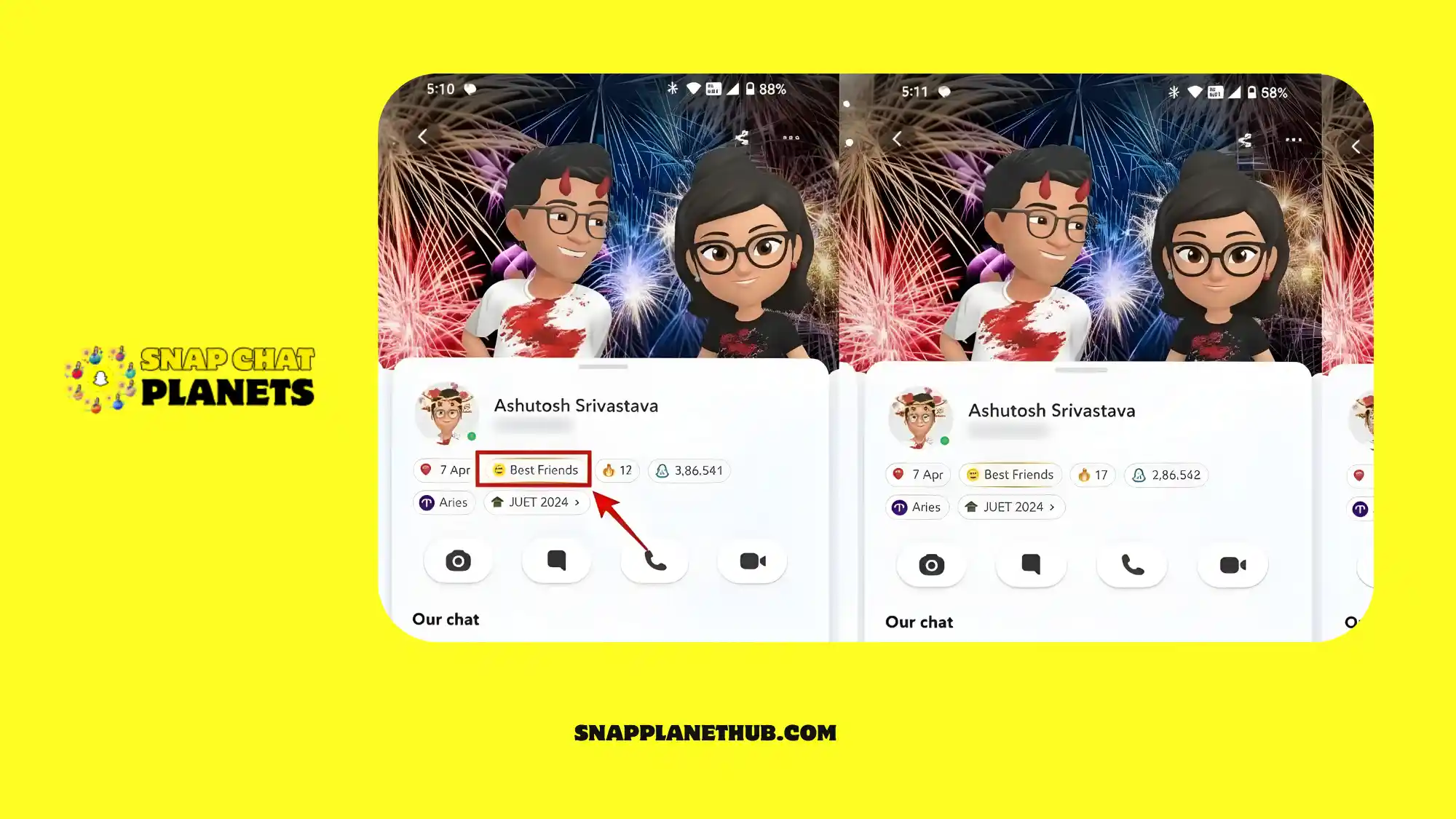 How to Check Your Planet in a Friend’s Snapchat Universe