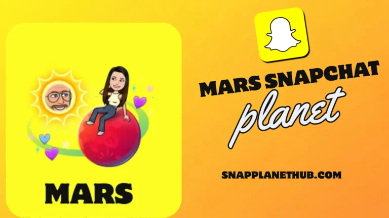 Mars Snapchat planet