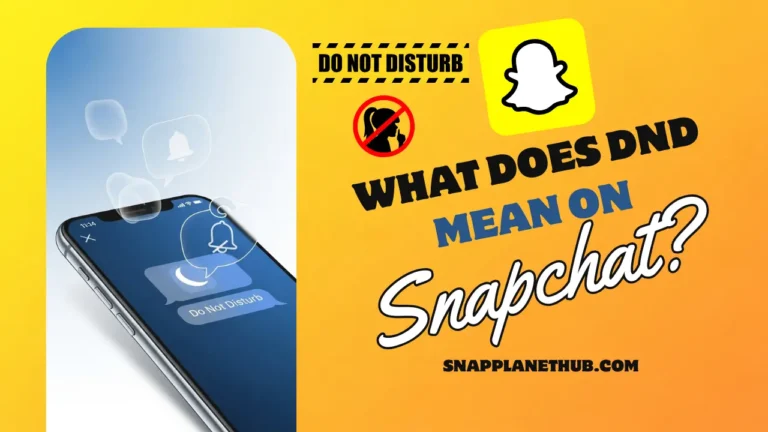 Snapchat DND quiet mode illustration showing silenced notifications on a phone screen
