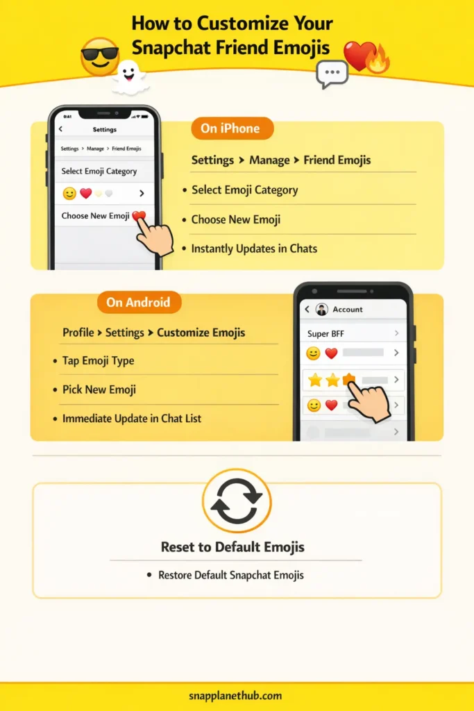 How to Customize Your Snapchat Friend Emojis