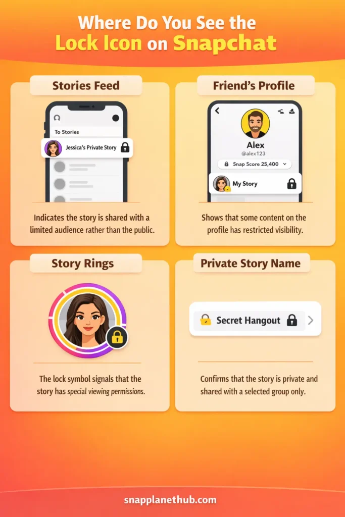 Where Do You See the Lock Icon on Snapchat?
