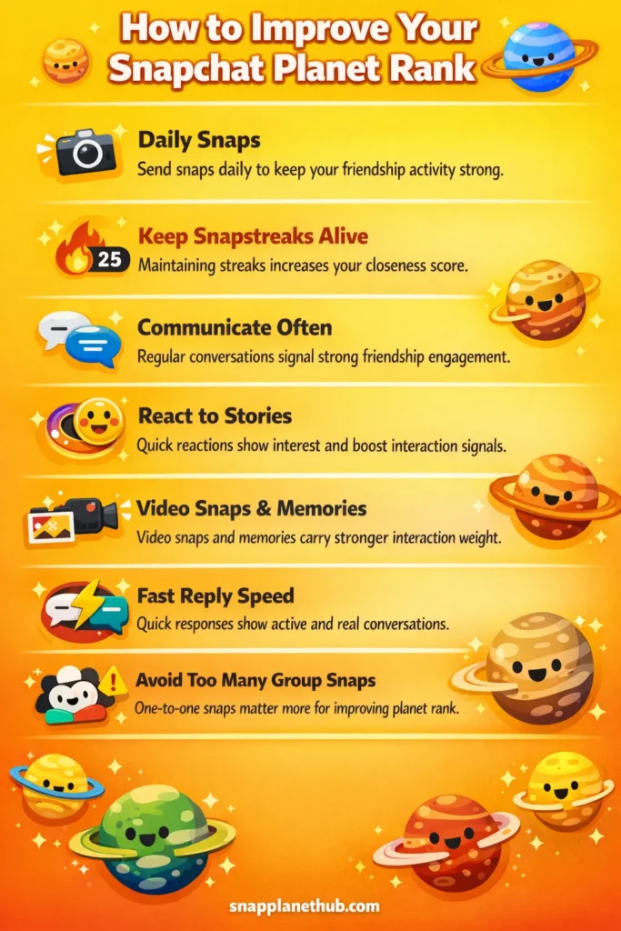 How to Improve Your Planet Ranking in Snapchat Planets