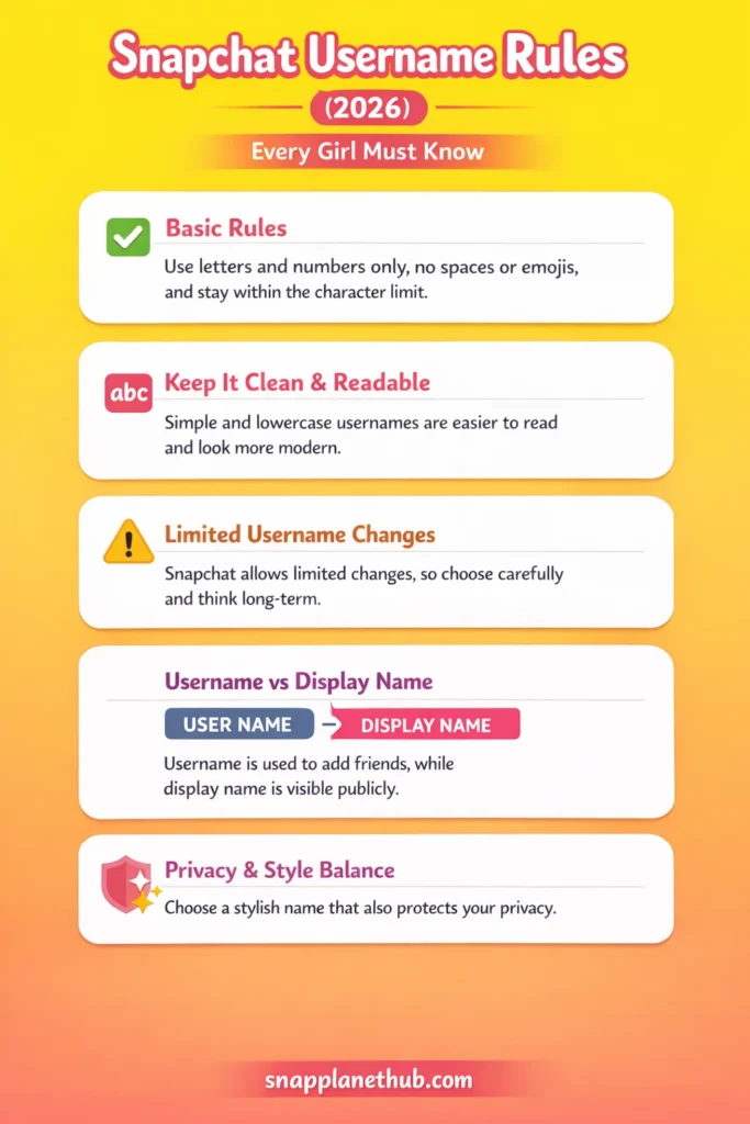 Snapchat Username Rules Every Girl Must Know
