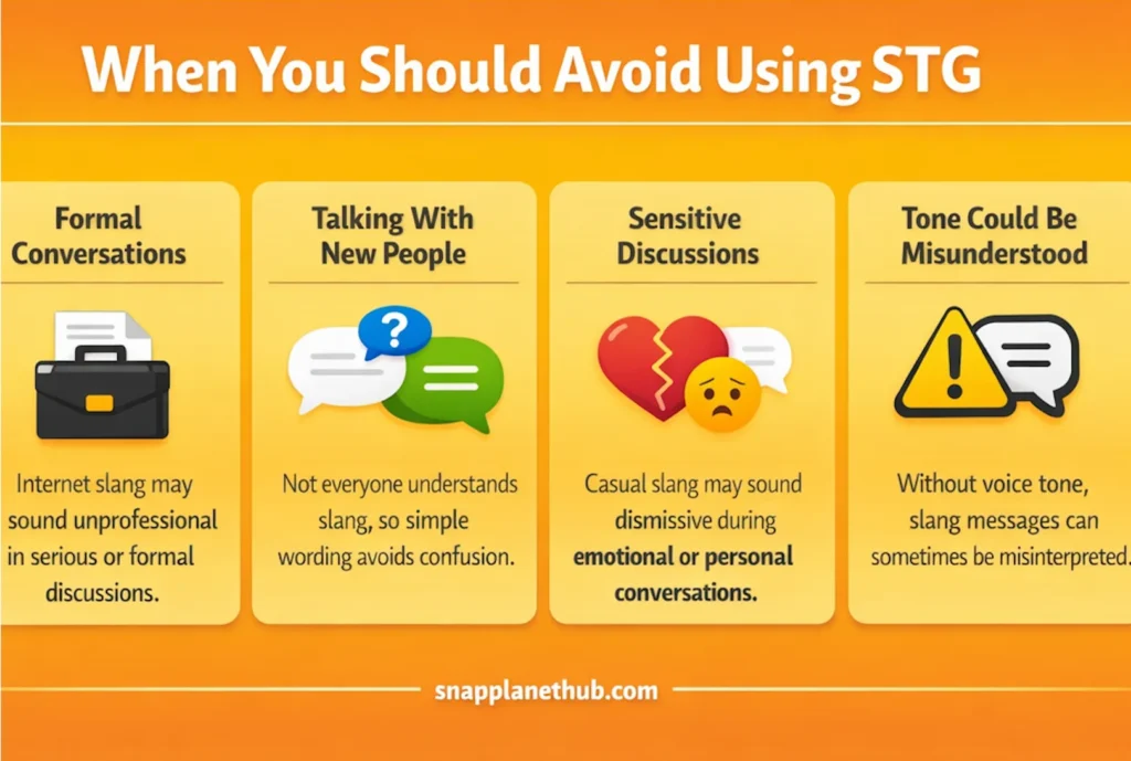 When You Should Avoid Using STG