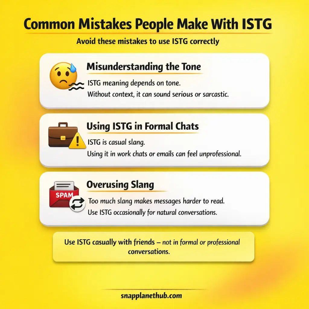Common Mistakes People Make With ISTG